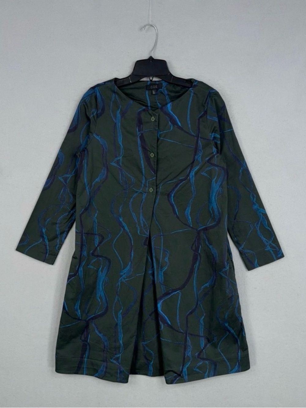 Beautiful Dress by COS Women's Dark Green Patterned